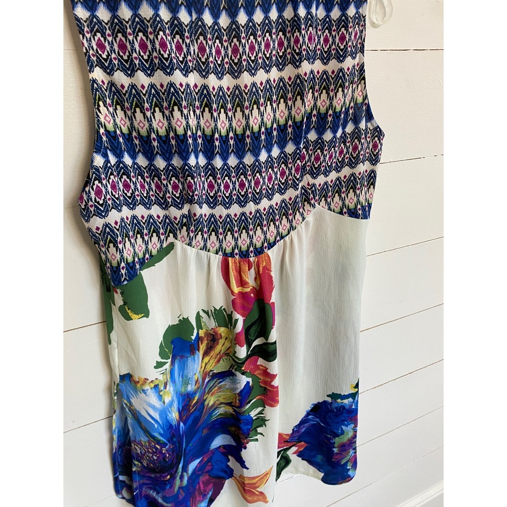 Anthropologie Fig and Flower Button Front Sleeveless Tunic Top S - EUC - Picture 10 of 12
